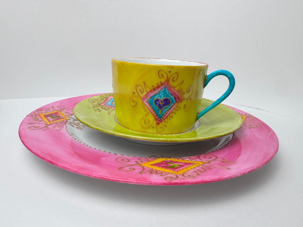 Tasse à thé et sous tasse