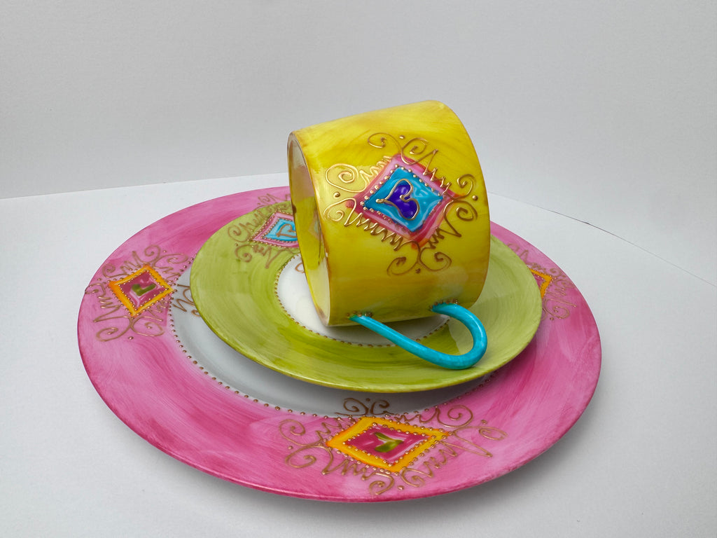 Tasse à thé et sous tasse