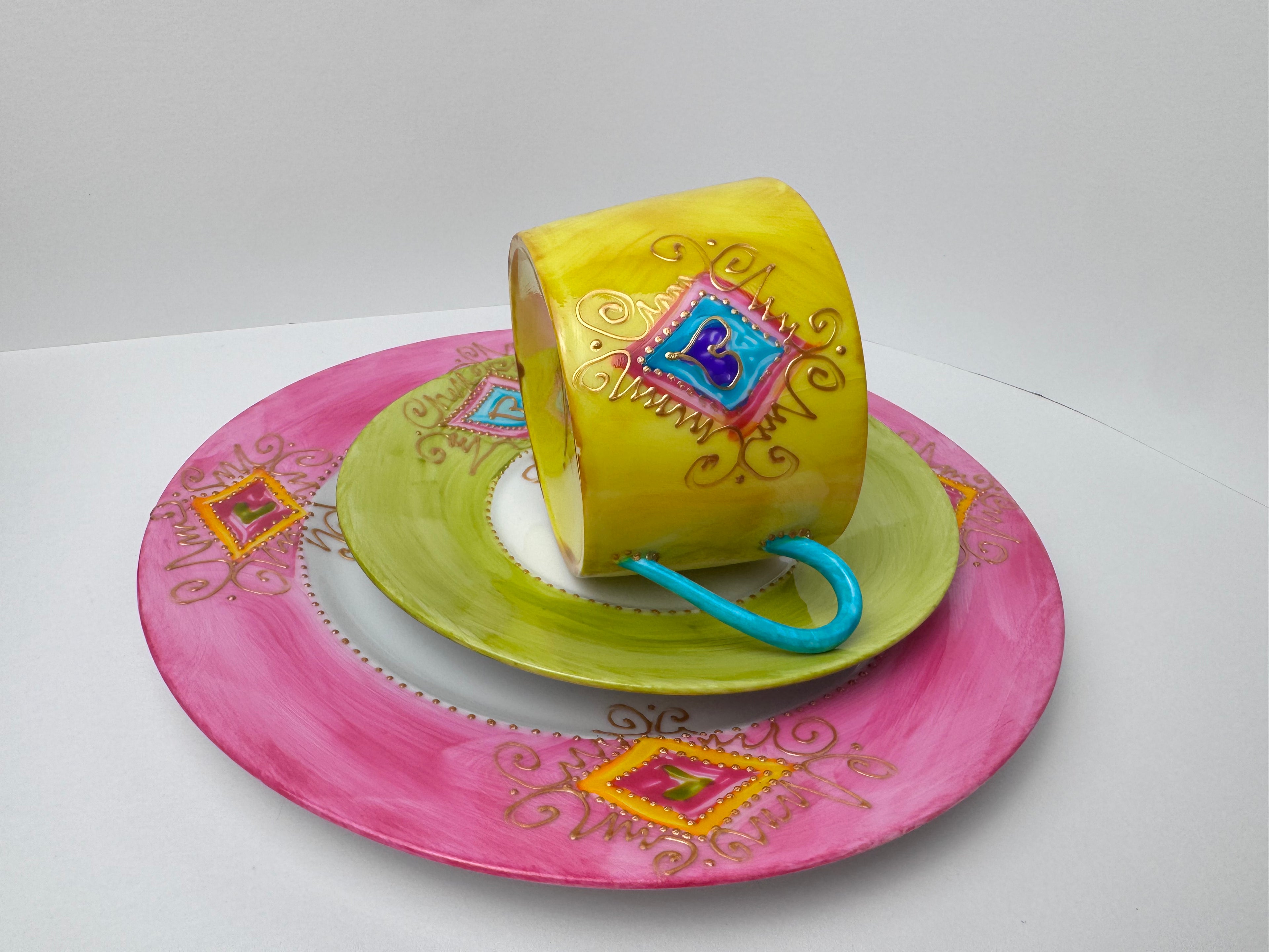 Tasse à thé et sous tasse