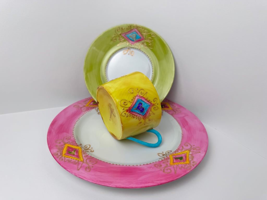 Tasse à thé et sous tasse