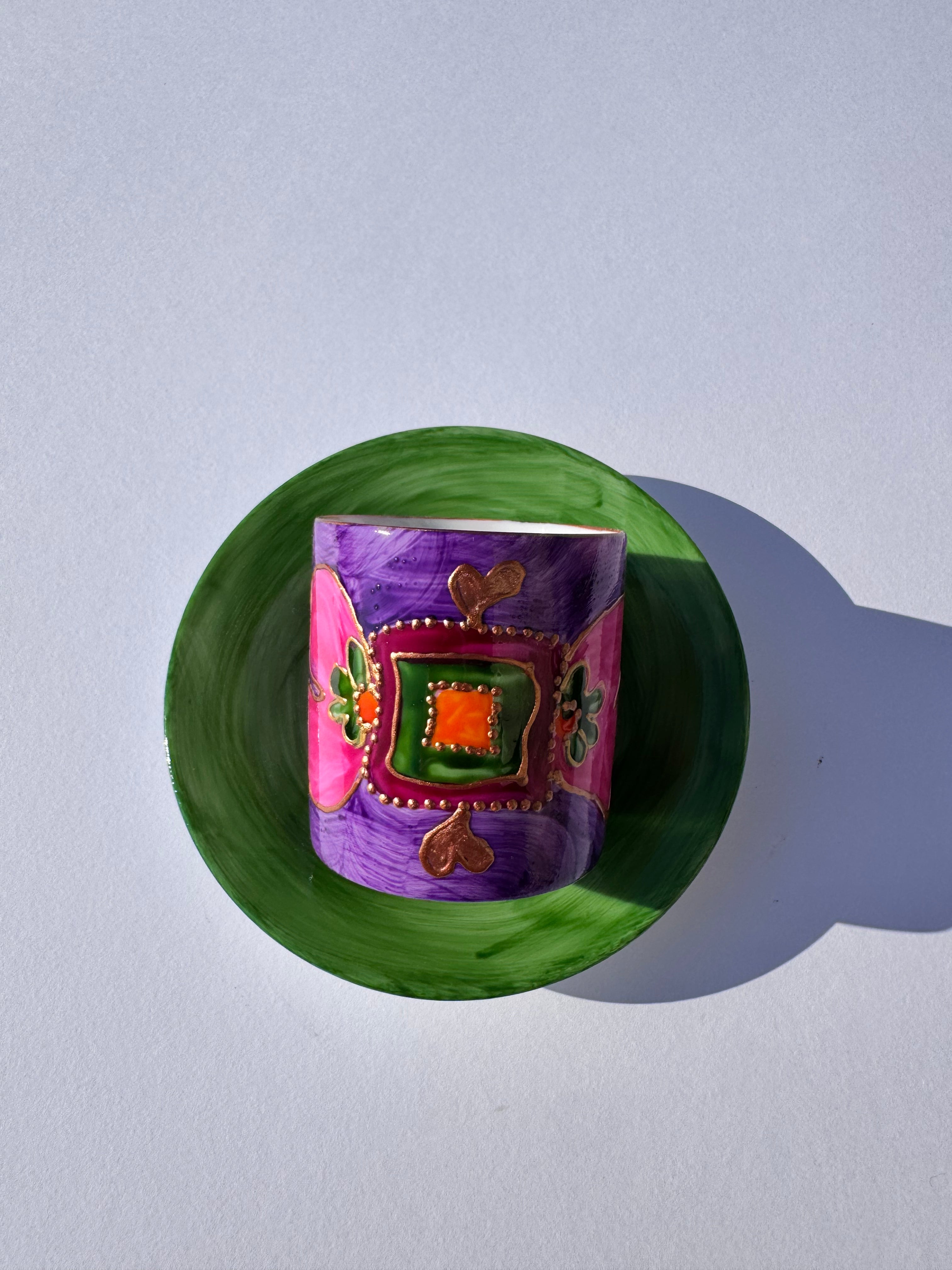 Tasse à café et sous tasse - Collection Atelier